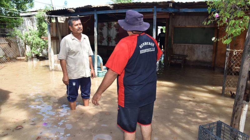 Implementa Ayuntamiento de Hermosillo intenso operativo por lluvias