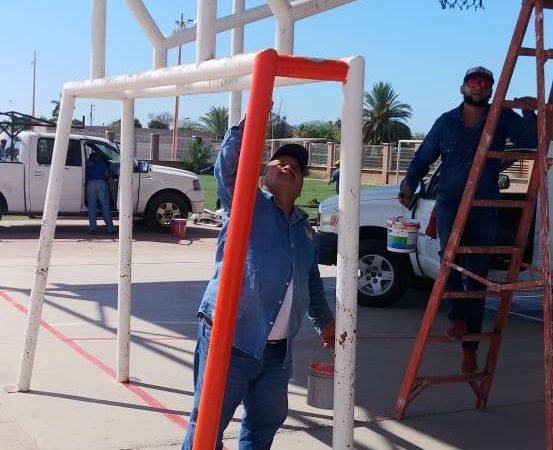 Rehabilita Gobierno de Hermosillo instalaciones deportivas de Kino Pueblo