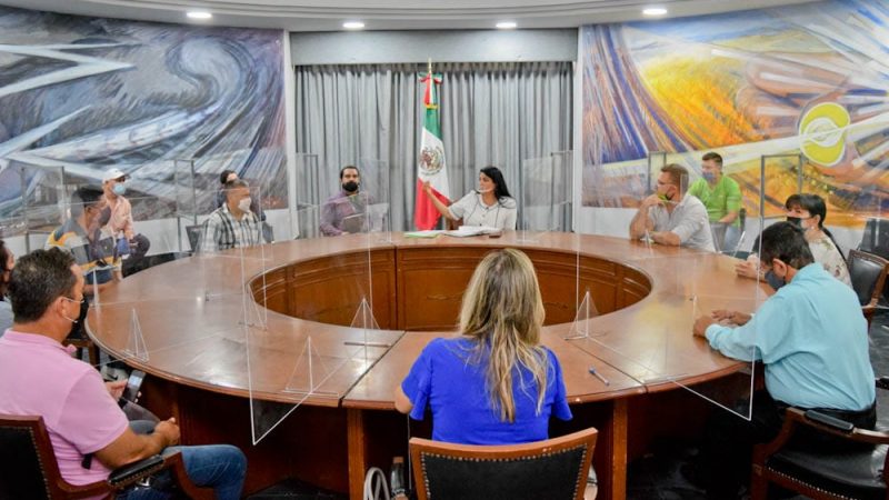 Analizan autoridades municipales y comerciantes reapertura responsable