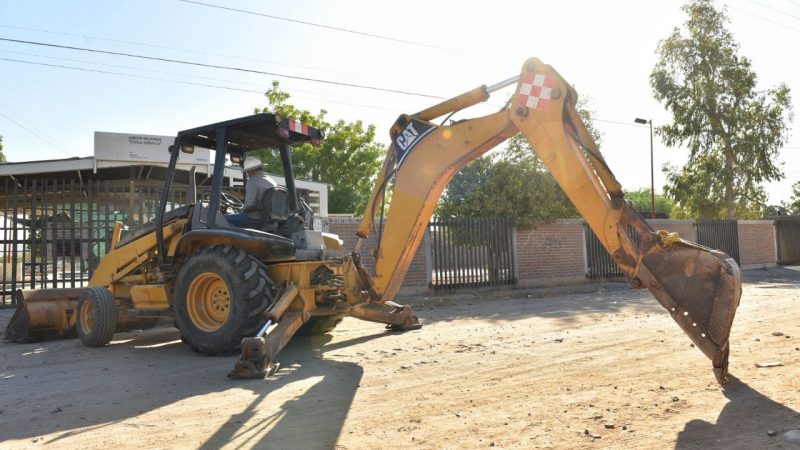 Arranca CIDUE pavimentación de la calle Leandro P. Gaxiola, con concreto hidráulico