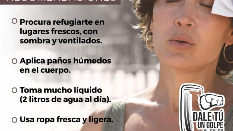 Exhorta Salud Sonora a extremar precauciones ante altas temperaturas￼￼