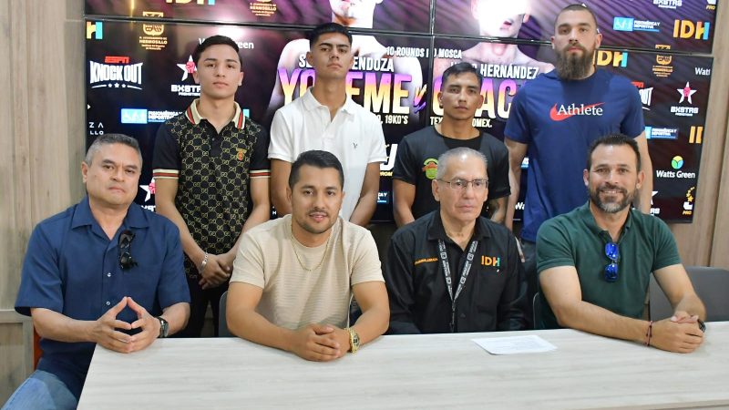 Invitan IDH y promotores a velada boxística en Hermosillo