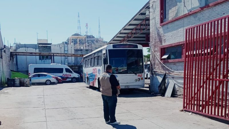 Verifica Gobierno de Sonora cumplimiento de nuevos horarios de transporte HMO-Comisaría Miguel Alemán￼￼