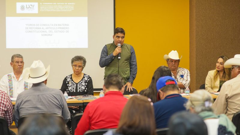 Continúa Congreso de Sonora parlamento en materia de comunidades indígenas y afromexicanas