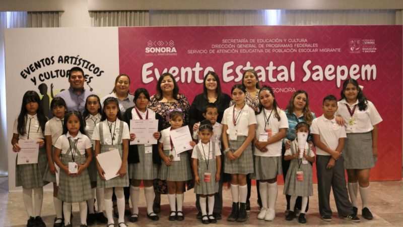 Fortalece Gobierno de Sonora inclusión de alumnado migrante en actividades artísticas y culturales