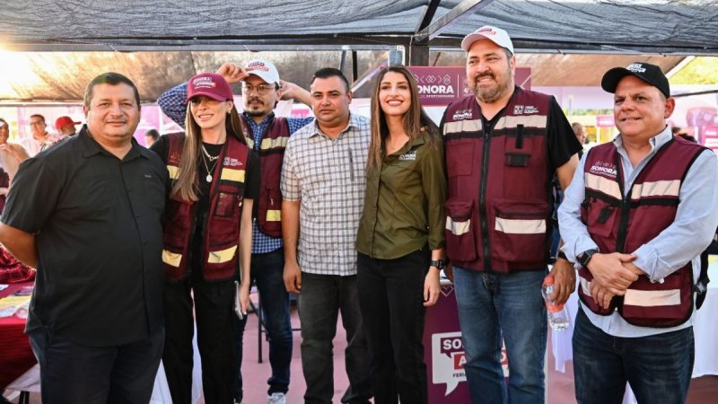 Gobernador Durazo lleva feria de servicios gratuitos «Sonora Atiende» a Altares