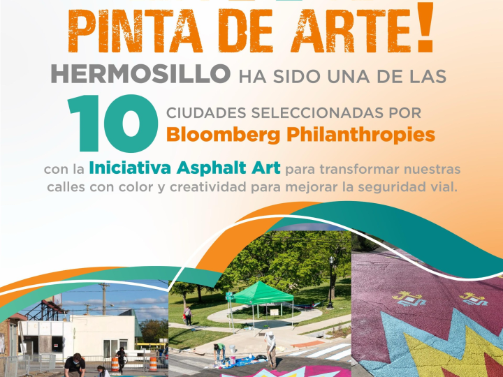 Anuncia Toño Astiazarán premio internacional de Bloomberg Philanthropies para revitalizar con arte urbano las calles del centro